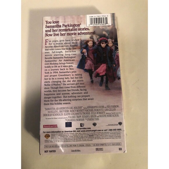 Samantha An American Girl Holiday (VHS) NEW SEALED COLLECTIBLE - Picture 2 of 3